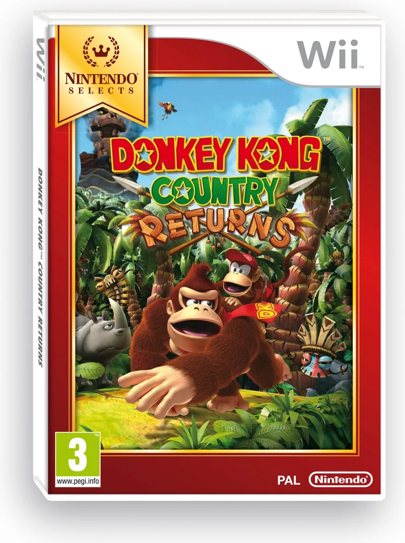 Jeu Wii NINTENDO Donkey Kong Country Returns Selects
