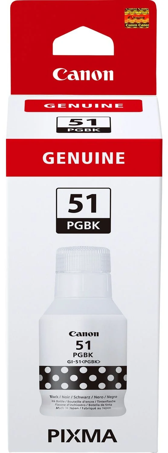Cartouche d'encre CANON Bouteille d'Encre GL-51 Noire - 4641C001