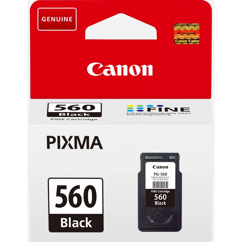 Cartouche d'encre CANON Originale PG-560 Noire Standard - 3713C001