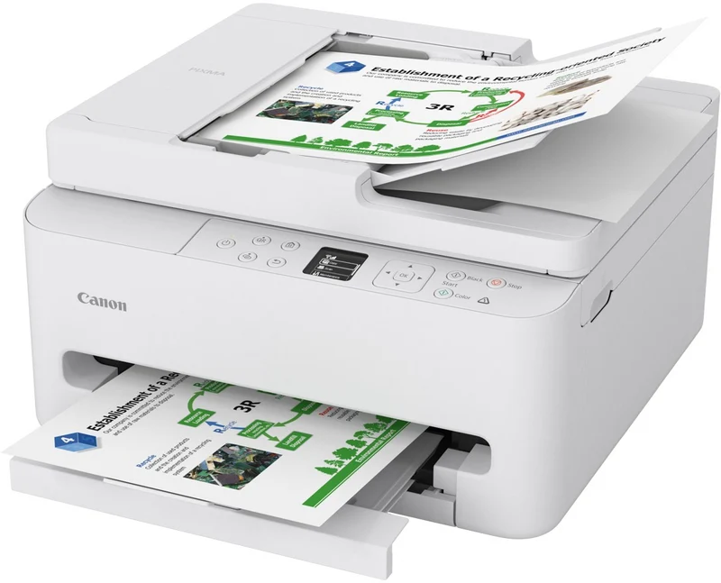 Imprimante jet d'encre CANON PIXMA TS7550i WH