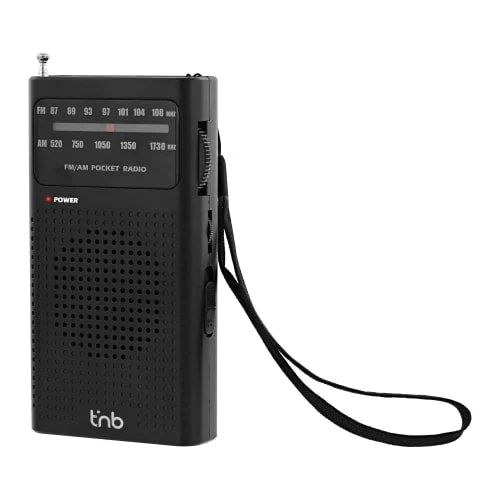 Radio FM portable avec molette de réglage