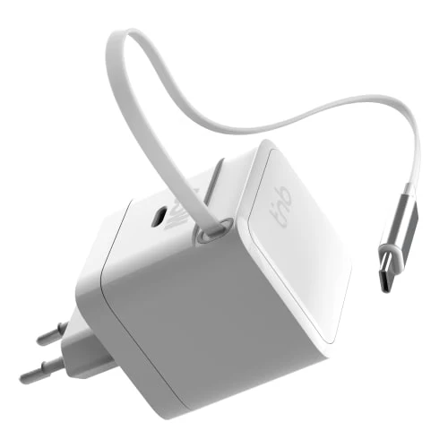 Chargeur GAN 65W avec câble intégré
