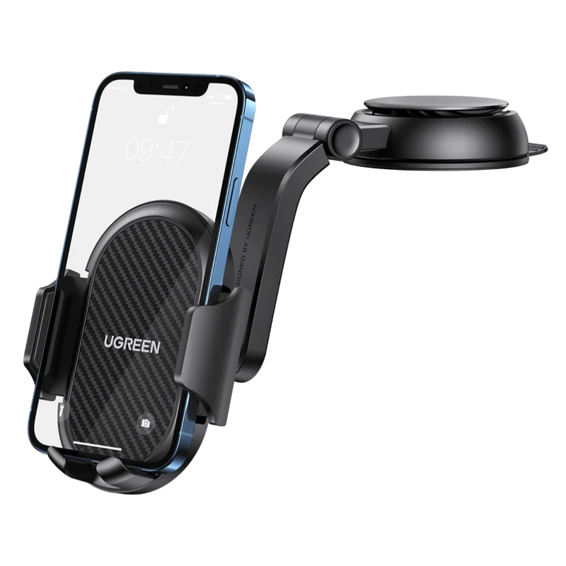 UGREEN Support Téléphone Voiture Ventouse Porte Smartphone Portable Voiture Rotation à 360 Degrés