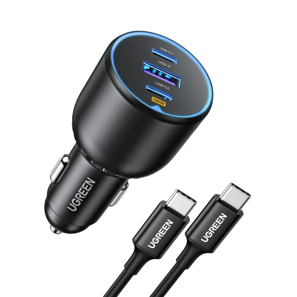 UGREEN 130W Chargeur Voiture USB C PD QC 3.0
