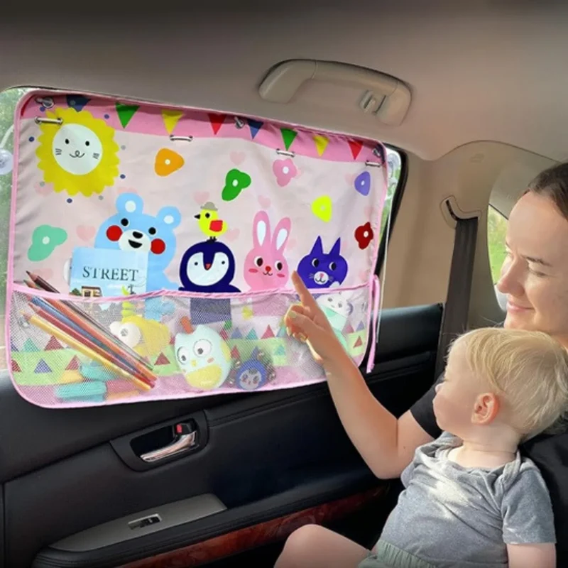 Pare Soleil Voiture Ventouses Bébé | HappyBlock™
