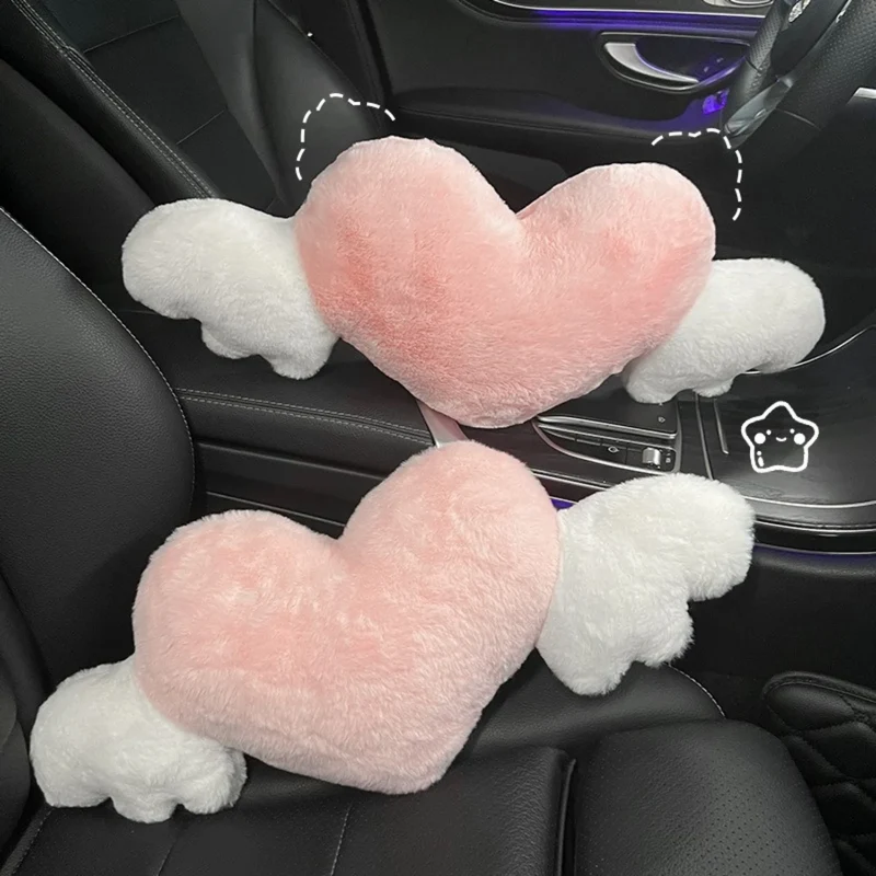Coussin Appui-Tête Voiture - Coeurs | LoveCush™