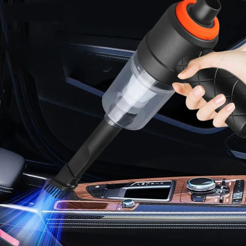 Mini Aspirateur Voiture Sans Fil - 9000 Pa | DustFlash™