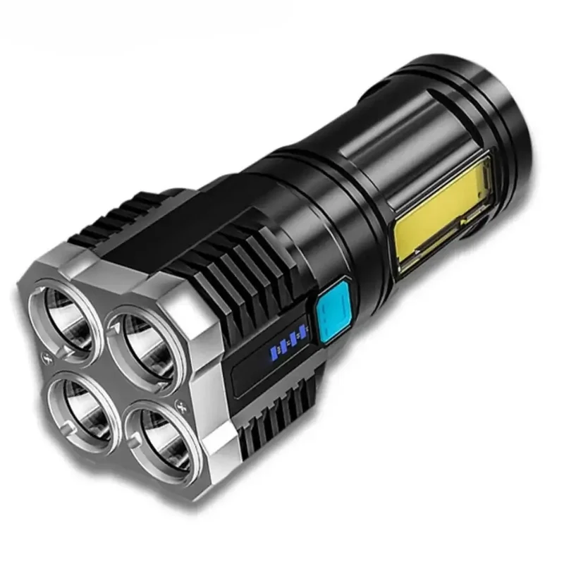 Lampe de poche LED haute puissance avec 4 modes d'éclairage
