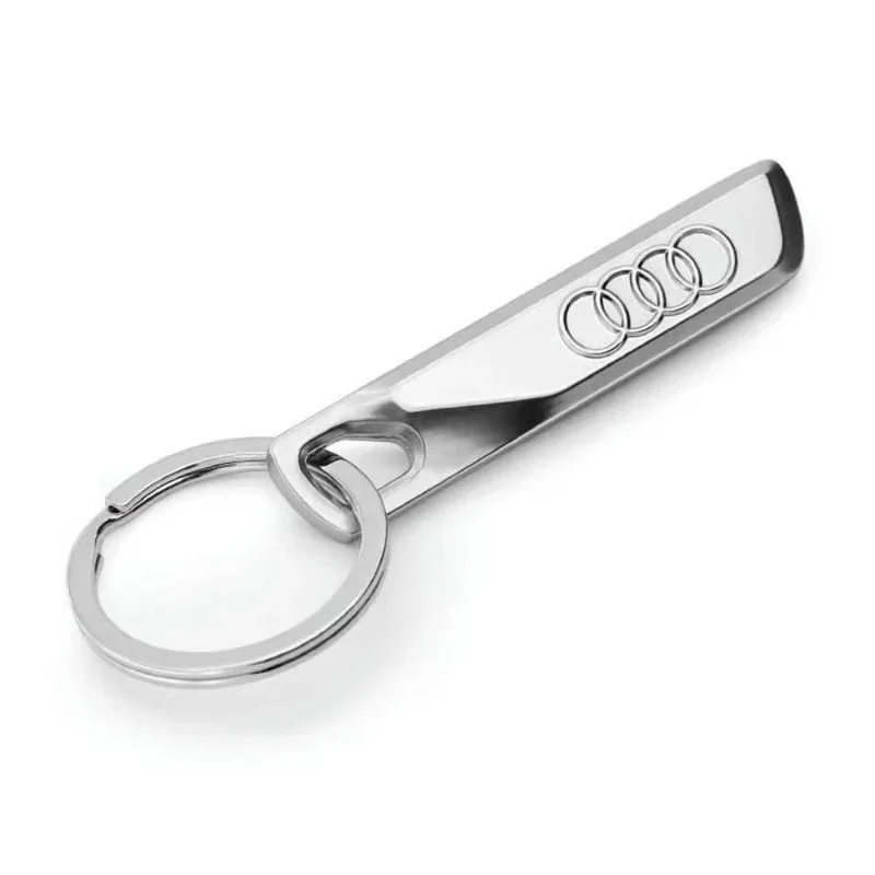 Porte-clés Audi avec emblème métallique