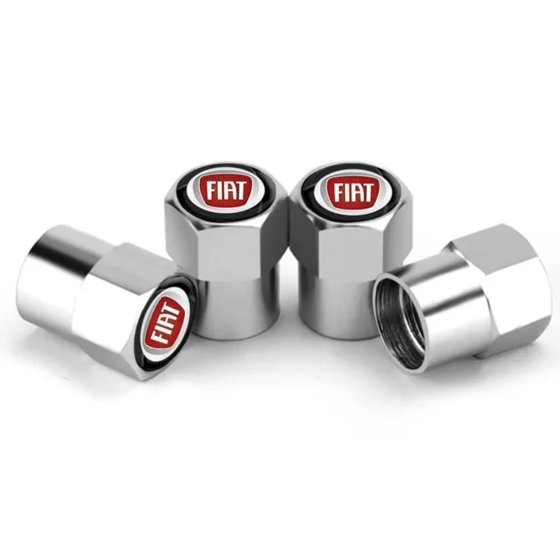 Bouchons de valve pneu Fiat (Lot de 4)