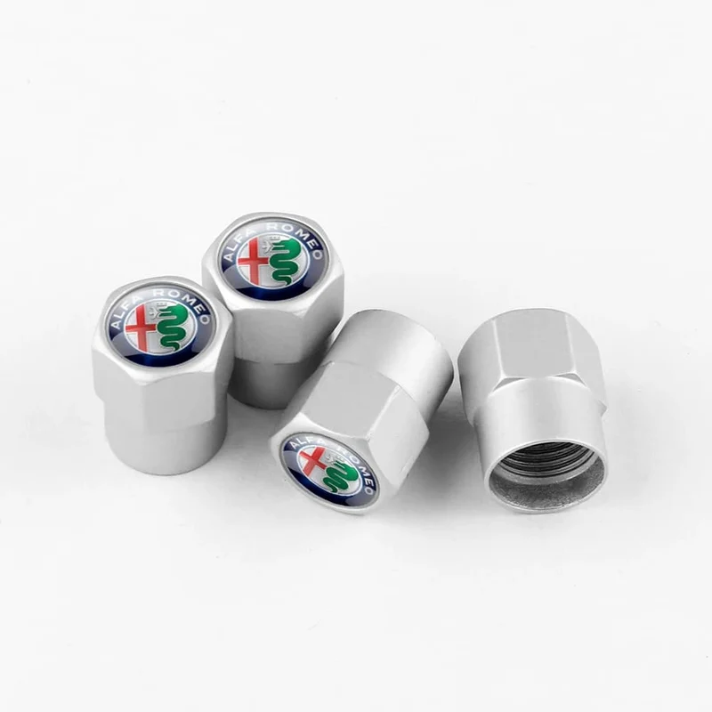 Bouchons de valve pneu Alfa Romeo (Lot de 4)