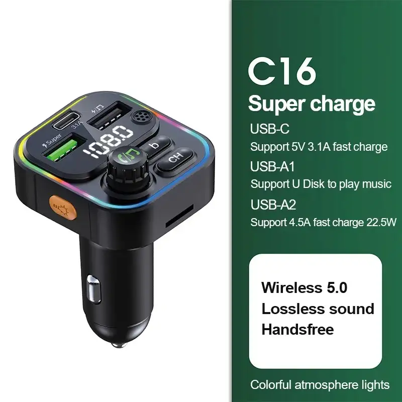 Transmetteur FM Bluetooth 5.0 DYBO