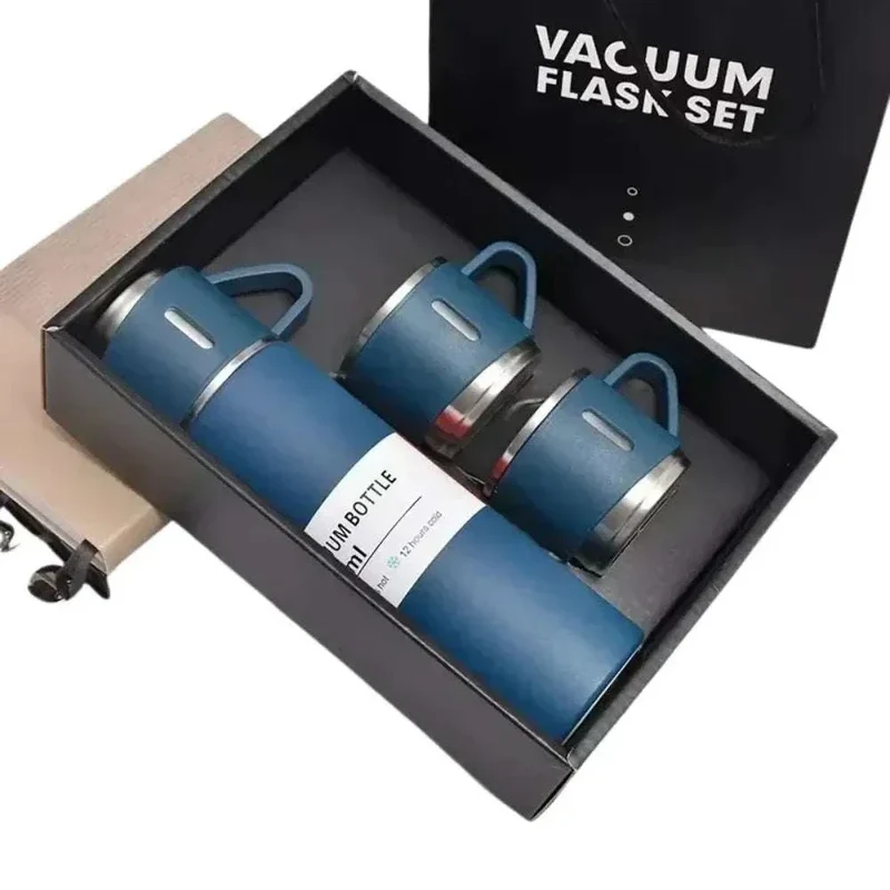 Coffret thermos de voyage 500ml + 3 tasses