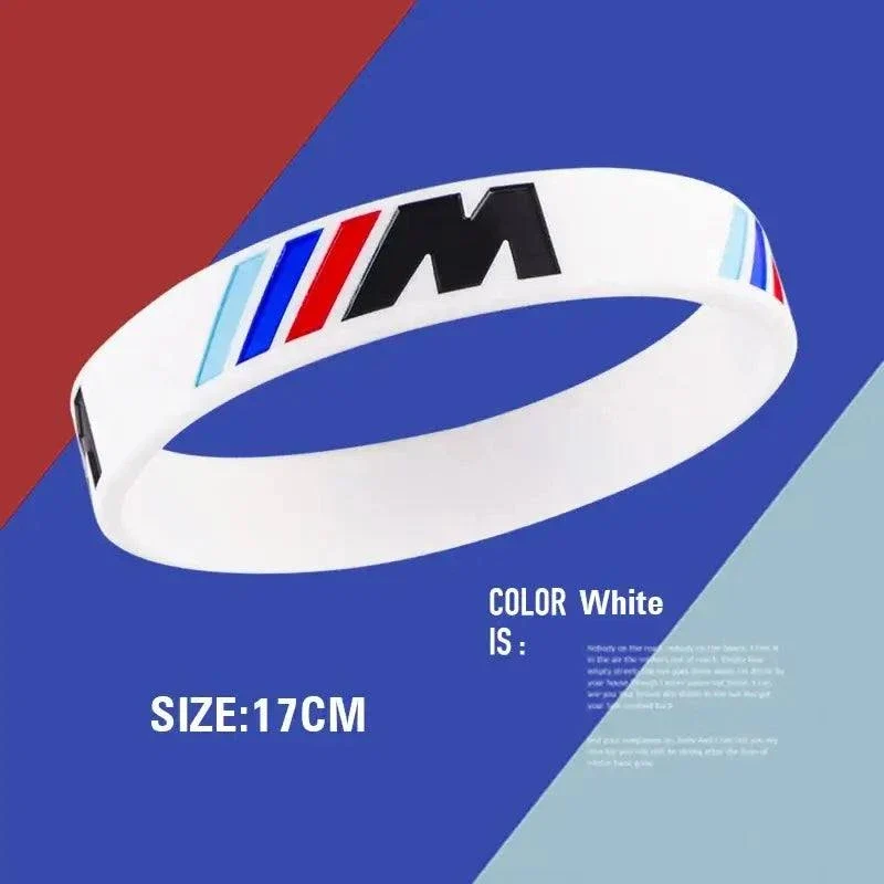 Bracelet caoutchouc BMW Motorsport pour homme et femme