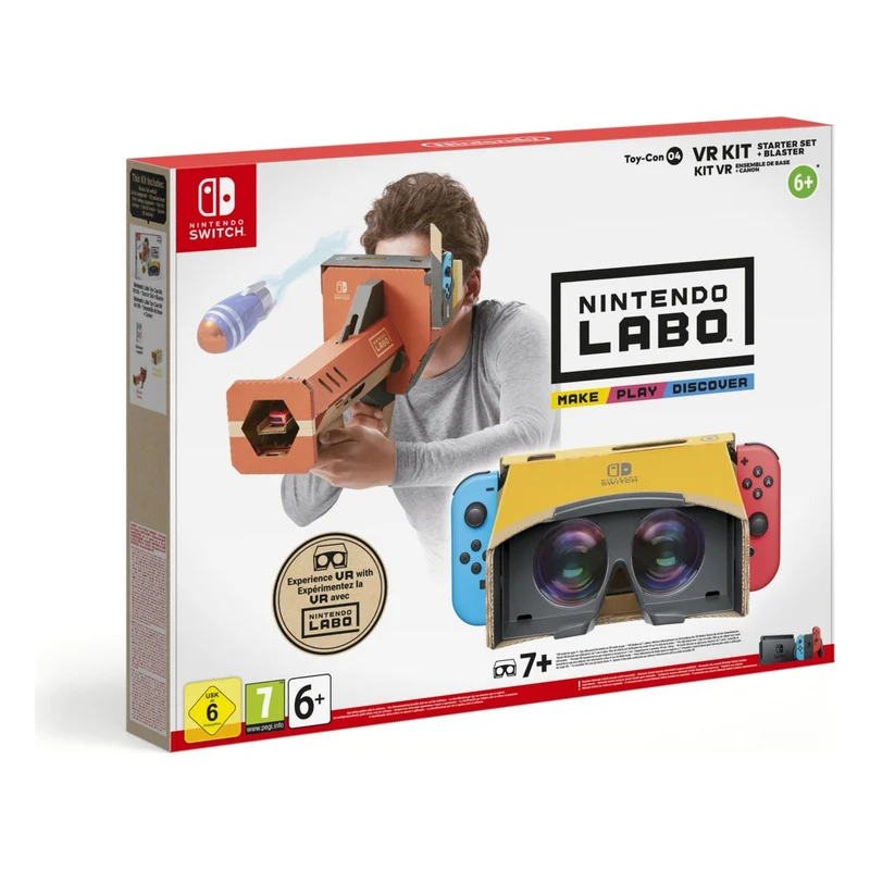 Jeu Switch NINTENDO Labo Kit VR Ensemble de Base + Canon