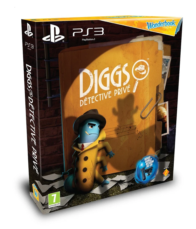 Jeu PS3 SONY Diggs: Détective Privé + Wonderbook