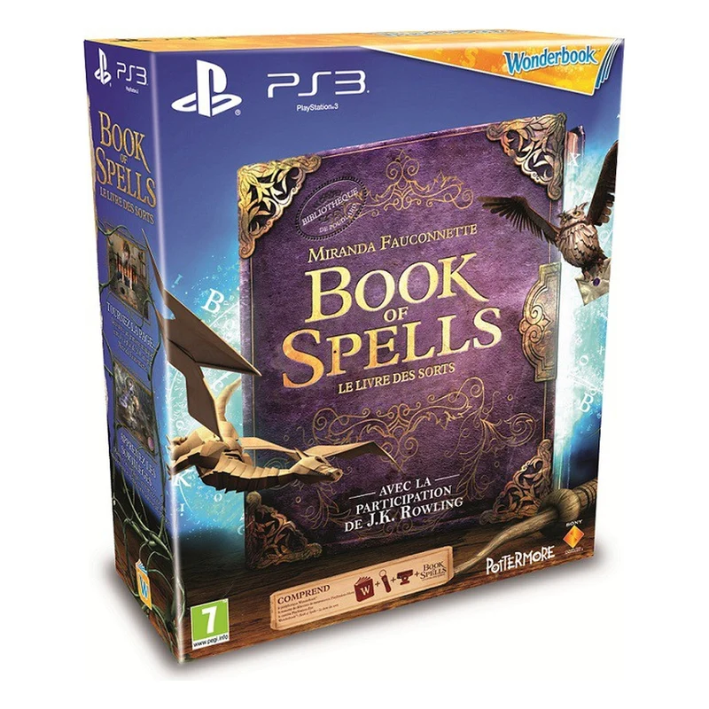 Jeu PS3 SONY Book of Spells + Wonderbook + Pack