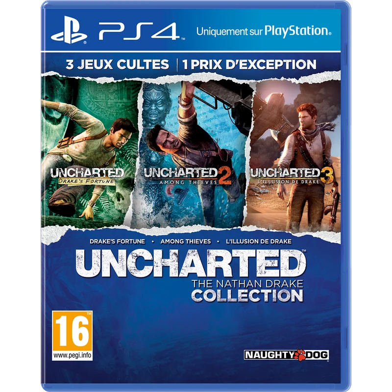 Jeu PS4 SONY Uncharted: The Nathan Drake Collection