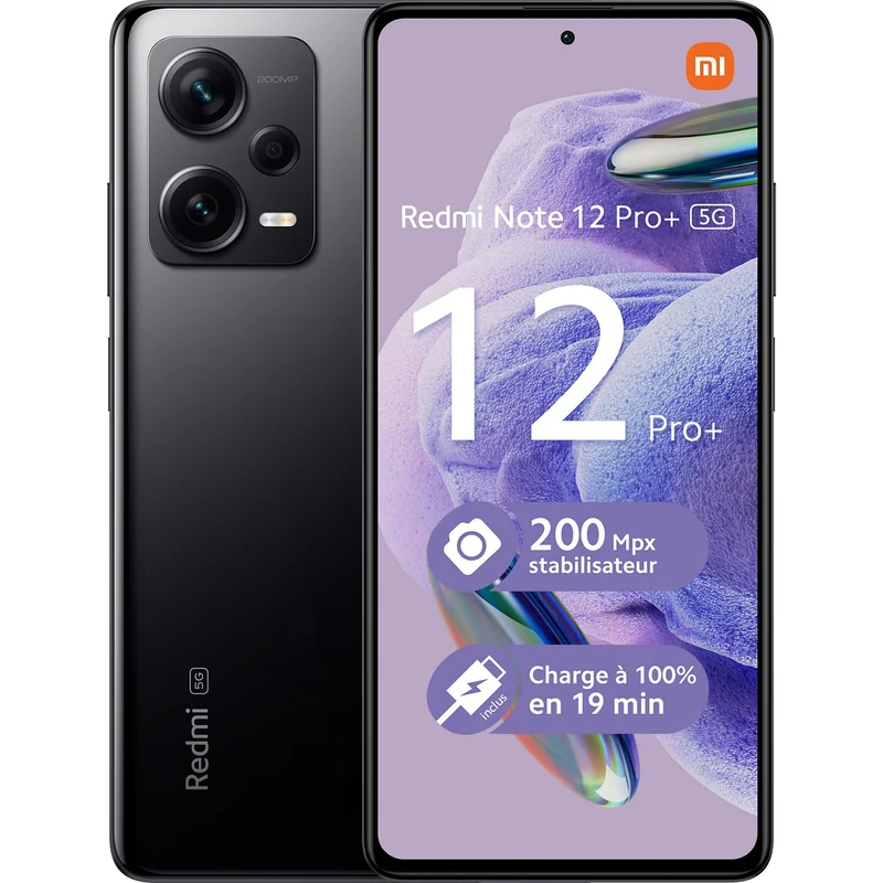 Smartphone XIAOMI Redmi Note 12 Pro Plus Noir 5G