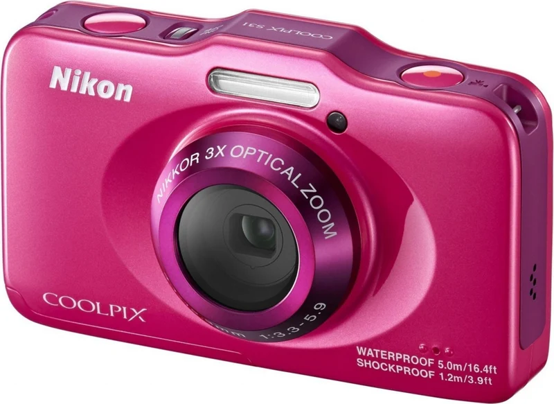 Appareil photo Compact NIKON Pack S31 rose + sac à dos