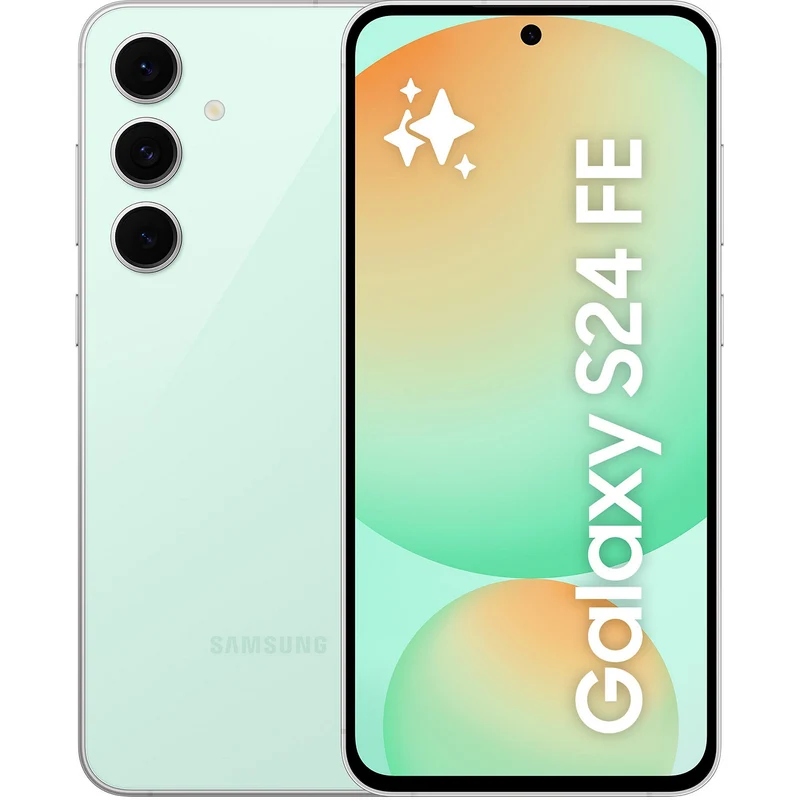 Smartphone SAMSUNG Galaxy S24FE 5G Vert d'eau 256Go