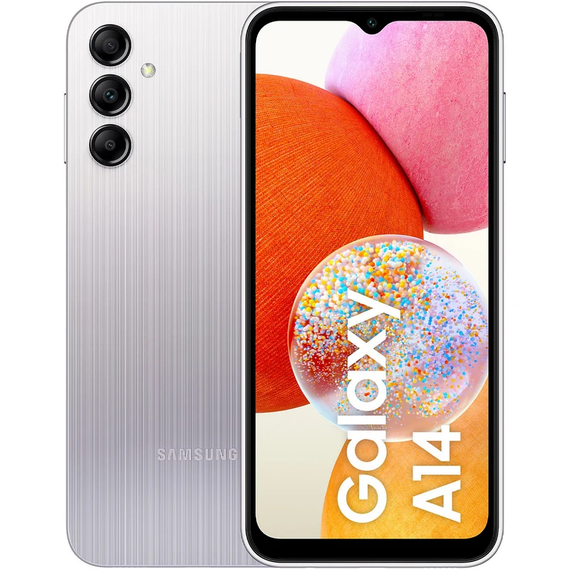 Smartphone SAMSUNG Galaxy A14 Argenté 64Go 4G