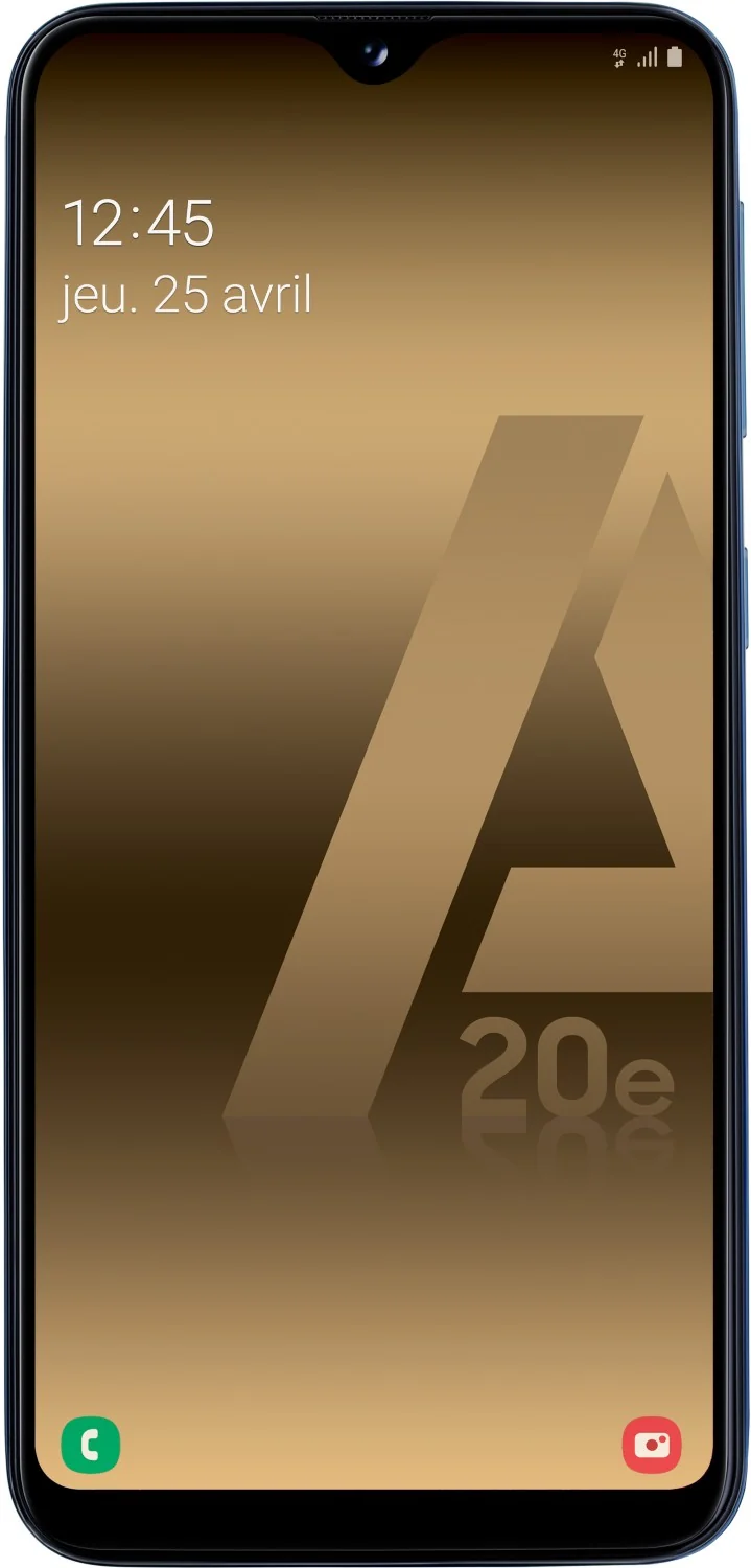 Smartphone SAMSUNG Galaxy A20E Bleu
