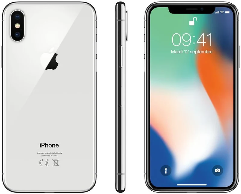 Smartphone APPLE iPhone X Argent 64 GO