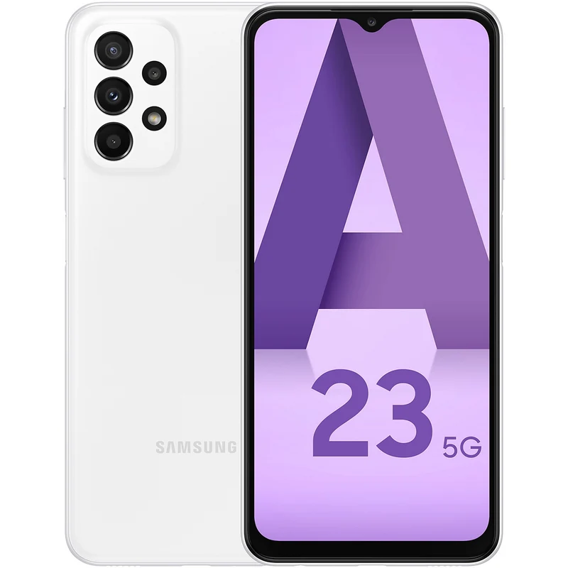 Smartphone SAMSUNG Galaxy A23 Blanc 64Go 5G