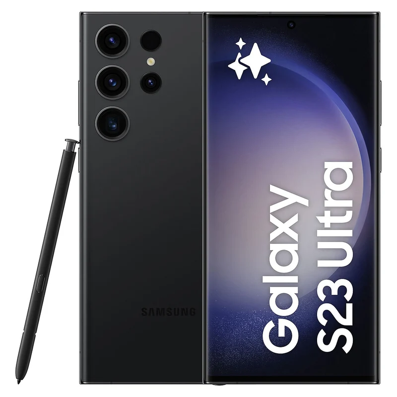 Smartphone SAMSUNG Galaxy S23 Ultra Noir 512Go Excellent État avec Batterie Neuve