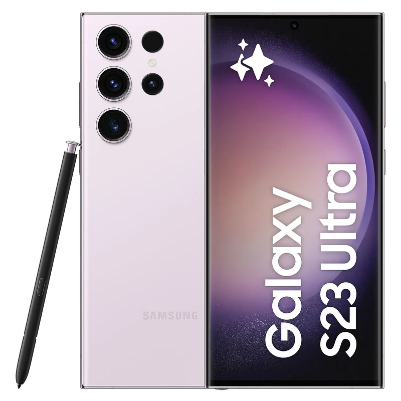 Smartphone SAMSUNG Galaxy S23 Ultra Violet 256Go Excellent État avec Batterie Neuve