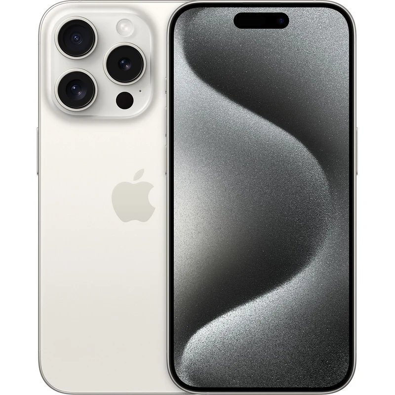 Smartphone APPLE iPhone 15 Pro Titane Blanc 256Go 5G