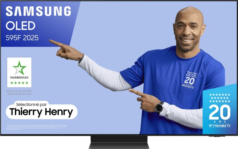 TV OLED SAMSUNG TQ77S95F (2025) 77" (195 cm) 4K - Smart TV, anti-reflet