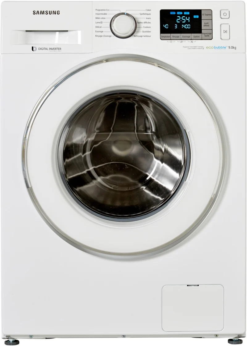 Lave linge hublot SAMSUNG ECOBUBBLE WF90F5E5U4W/EF
