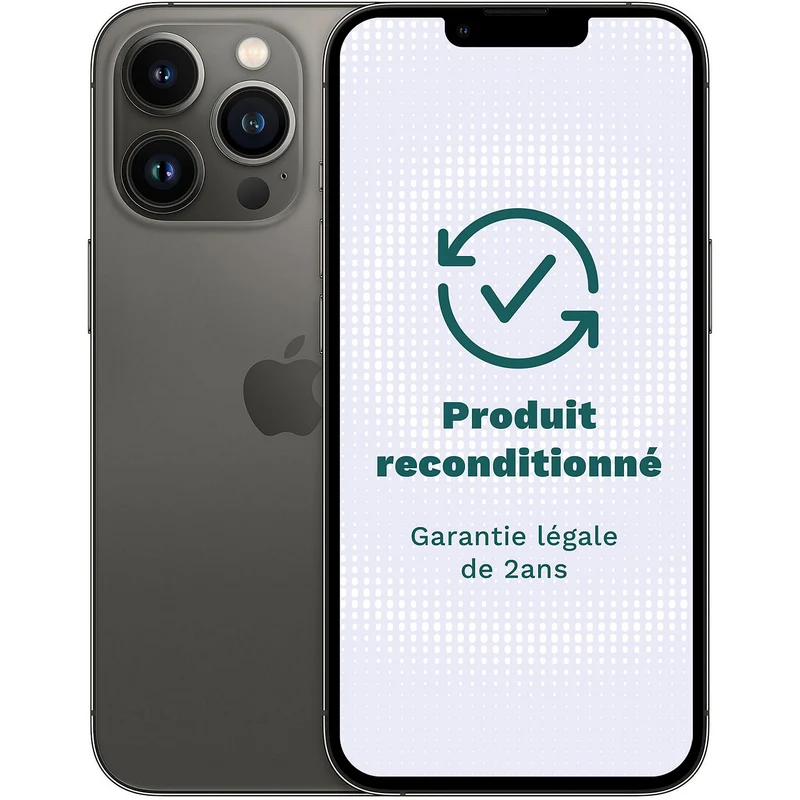 Smartphone APPLE iPhone 13 Pro Graphite 256Go Excellent État avec Batterie Neuve