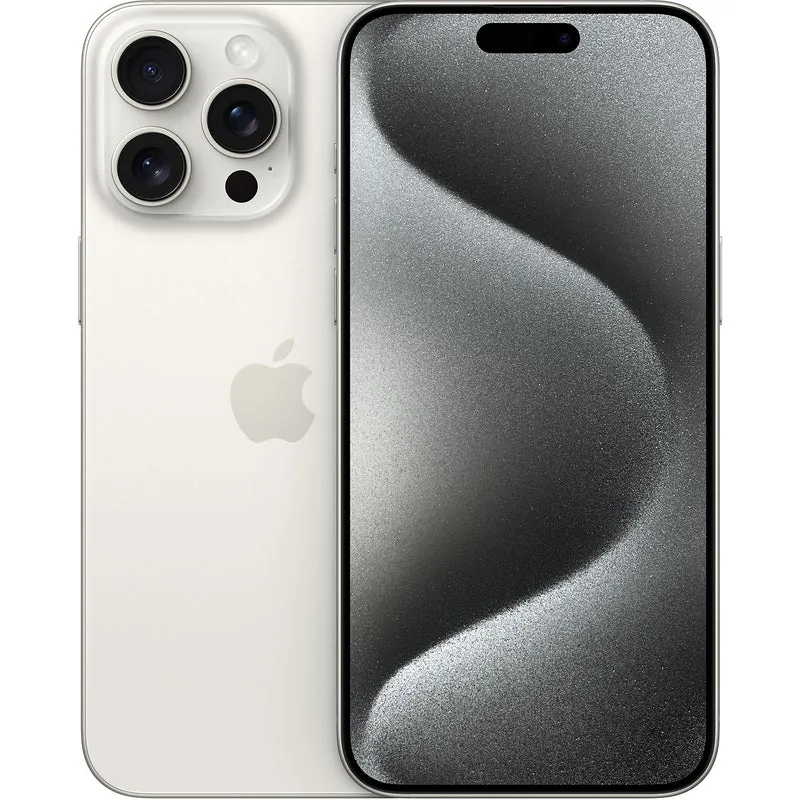 Smartphone APPLE iPhone 15 Pro Max Titane Blanc 256Go 5G