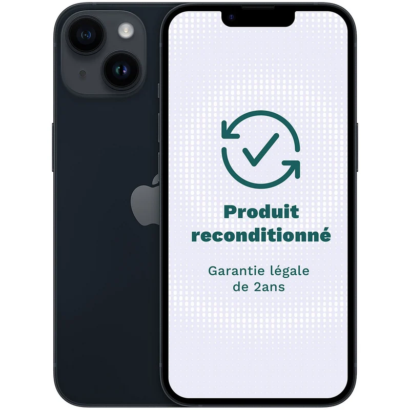 Smartphone APPLE iPhone 14 Minuit 128Go Batterie Neuve