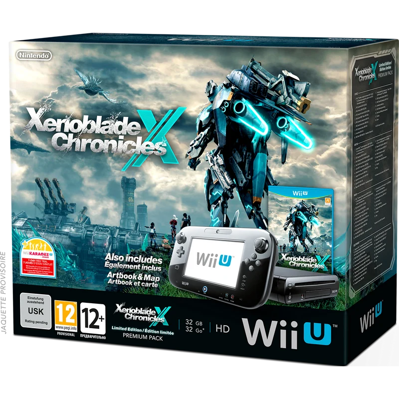 Console Wii U NINTENDO Wii U Pack Premium Xenoblade Chronicles