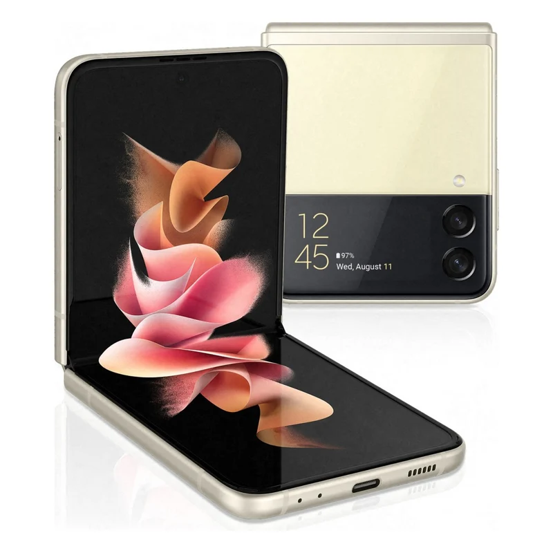 Smartphone SAMSUNG Galaxy Z Flip3 Crème 128 Go 5G
