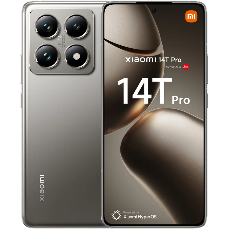 Smartphone XIAOMI 14T Pro conçu avec Leica Titane 512Go
