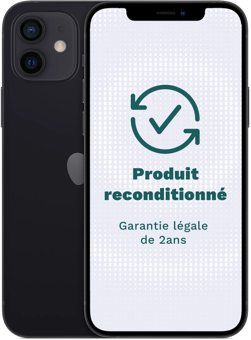 Smartphone APPLE iPhone 12 Noir 128Go Excellent État