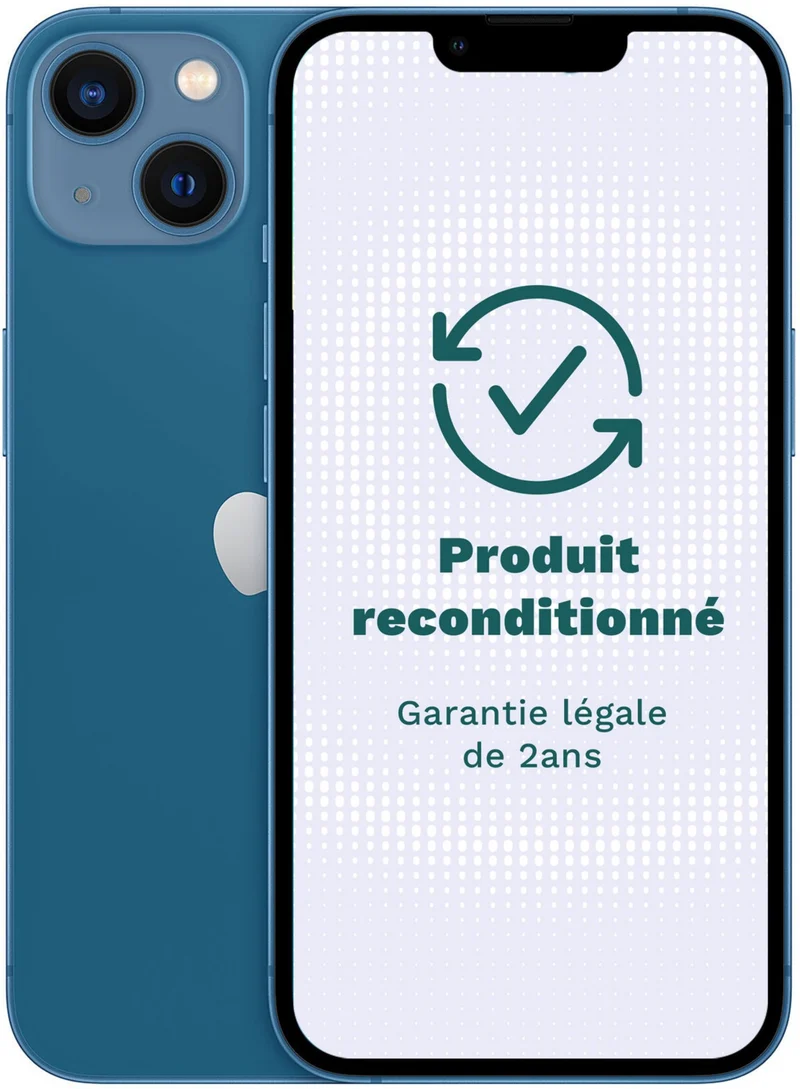 Smartphone APPLE iPhone 13 Bleu 128Go Bon État
