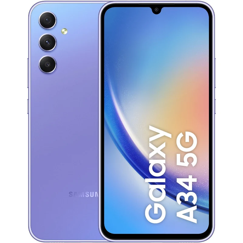 Smartphone SAMSUNG Galaxy A34 Lavande 128Go 5G