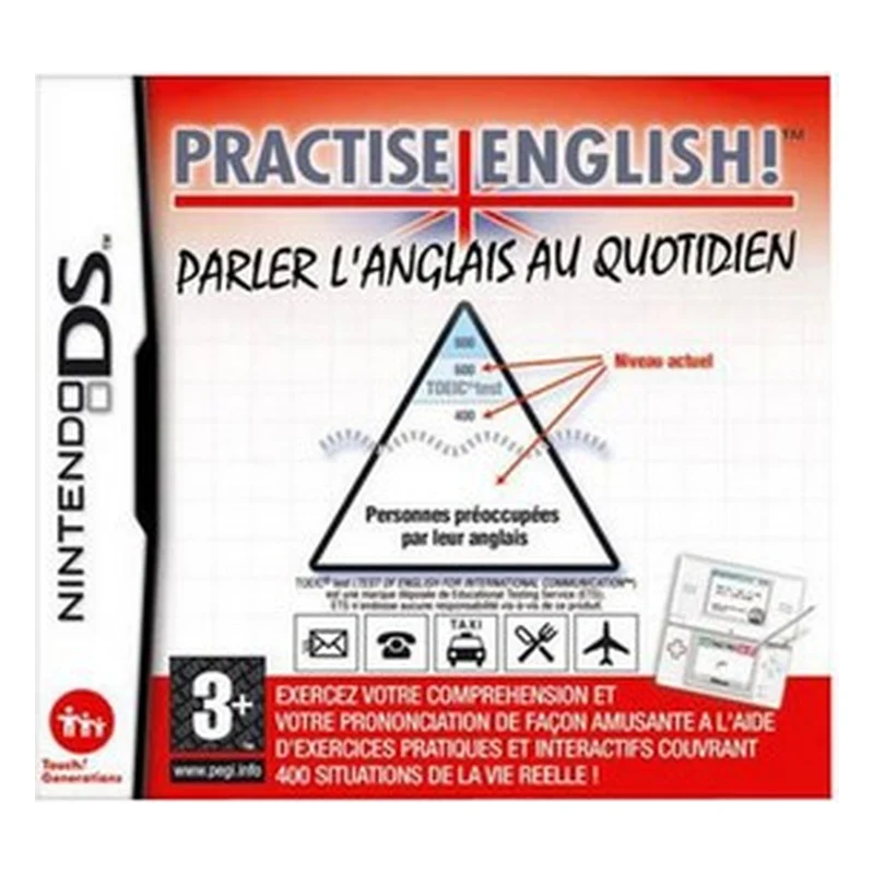 Jeu DS NINTENDO PRACTISE ENGLISH PARLER L'ANGLAIS
