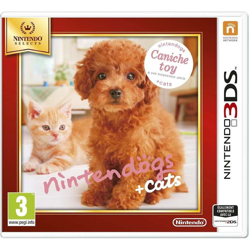 Jeu 3DS NINTENDO Nintendogs Caniche Selects