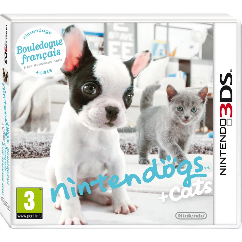 Jeu 3DS NINTENDO 3D Nintendogs + Cats Bouledogue