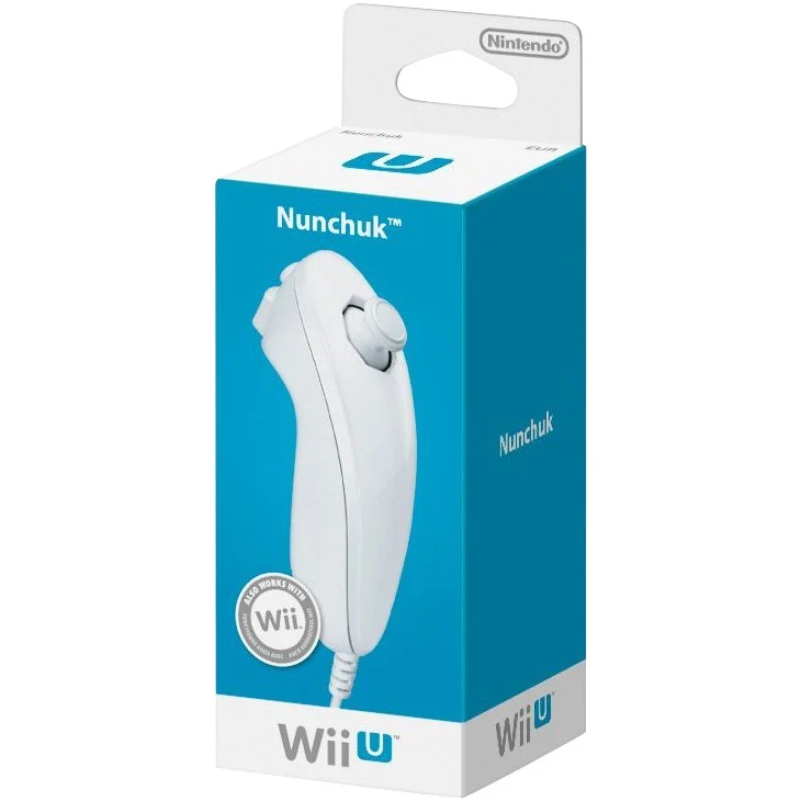 Manette NINTENDO Manette Nunchuk Wii U blanche