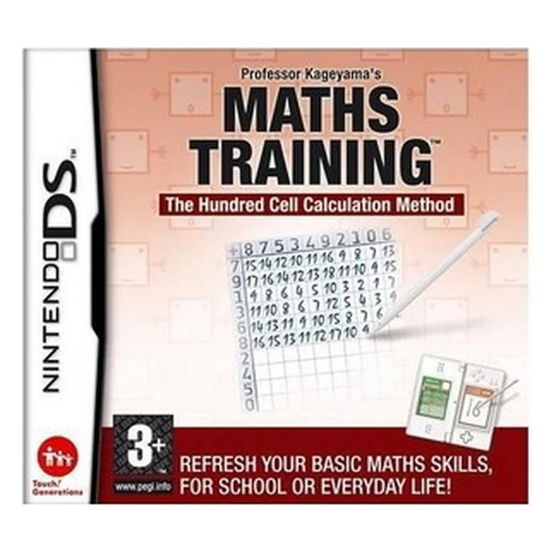 Jeu DS NINTENDO Methode mathématique du Prof Kageyama DS