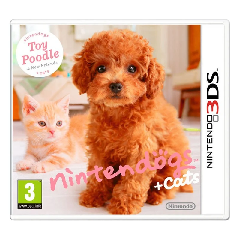 Jeu 3DS NINTENDO 3D Nintendogs + Cats Caniche
