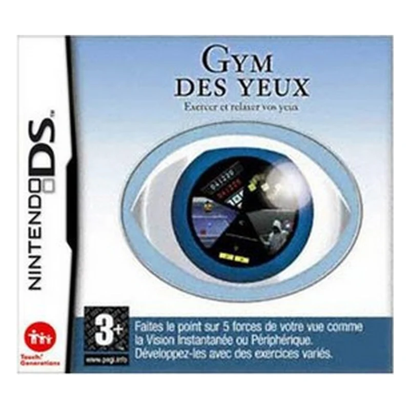 Jeu DS NINTENDO GYM DES YEUX EXERCER ET RELAXER VOS YEUX